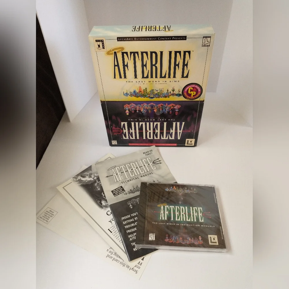 (Game Sealed!) Afterlife Big Box PC Game, CIB